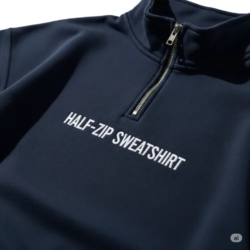 Men's Half-Zip Sweatshirt Manufacturer in Bangladesh