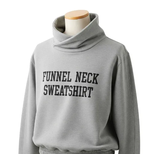 Men's Funnel Neck Sweatshirt Manufacturer in Bangladesh