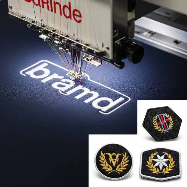 Custom embroidery branding solutions in Bangladesh garment factory