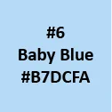 Fabric color option – Baby Blue #B7DCFA