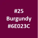 Fabric color option – Burgundy #6E023C
