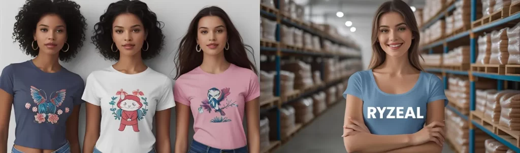 Common Sourcing Challenges for Wholesale Women's T Shirts – Solved by RYZEAL
