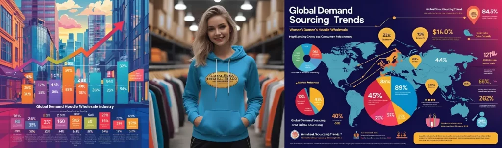 Global demand and sourcing trends in women’s hoodie manufacturing by RYZEAL apparel company in Bangladesh