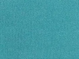 Smooth interlock knit fabric with dense, flat appearance