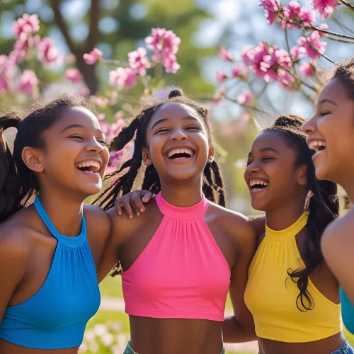 Kid's Halter Neck Crop Top Tee Manufacturer in Bangladesh