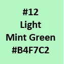 Fabric color option – Light Mint Green #B4F7C2