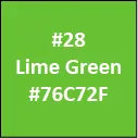Fabric color option – Lime Green #76C72F
