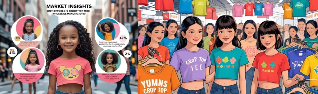 Market Insights: The Evolving World of Kid’s Crop Top Tees Wholesale Supplier