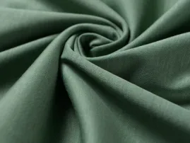 Mercerized cotton knit with soft shine and refined structure