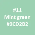 Fabric color option – Mint Green #9CD2B2