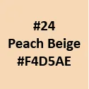 Fabric color option – Peach Beige #F4D5AE