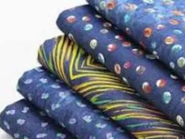 Printed denim fabric with artistic visuals for custom fashion by RYZEAL SOURCING for men, women, and kids
