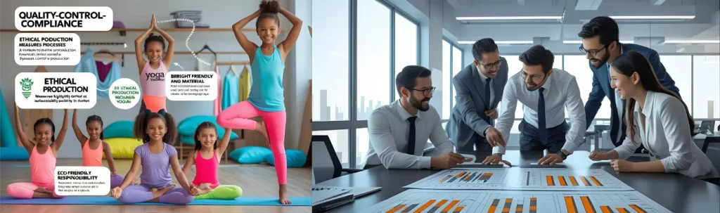 Quality Control, Compliance & Ethical Production at RYZEAL as Kid’s Yoga Clothing Manufacturers