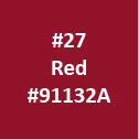 Fabric color option – Red #91132A
