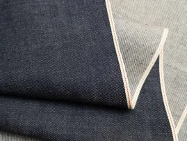 Premium selvedge denim fabric by RYZEAL SOURCING for high-end fashion targeting men, women, and kids