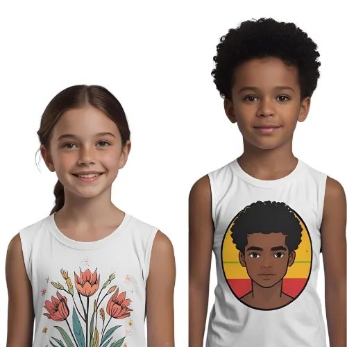 Sleeveless Tees – Cool & Free by Children's Activewear Clothing Manufacturer