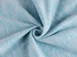 Textured slub cotton knit with natural irregularities