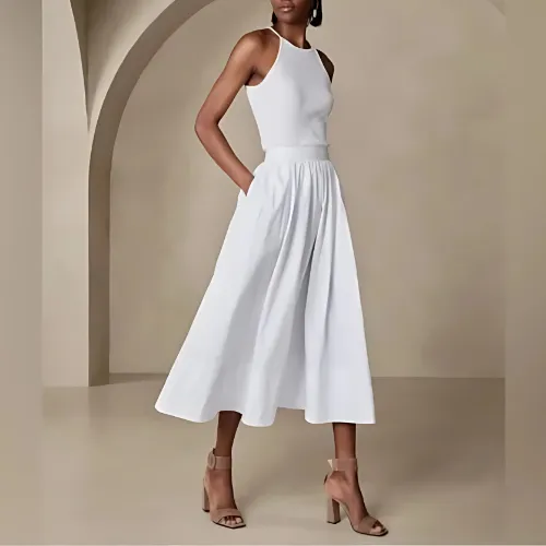A Line Skirt – Elegant Fit by Women's Skirt Manufacturer