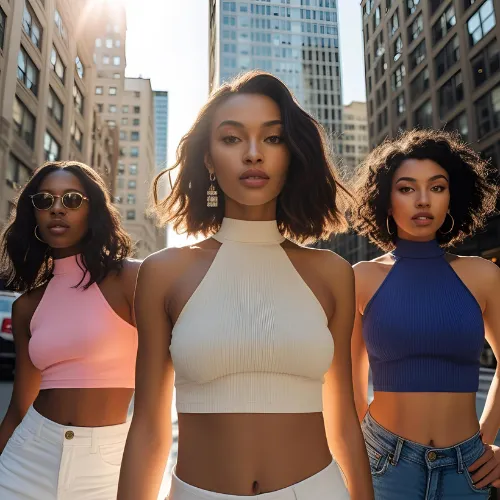 Women's Halter Neck Crop Top Manufacturer in Bangladesh