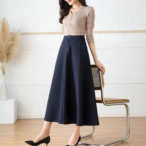 High Waist Skirt – Tailored Fit by Women's Skirt Manufacturer