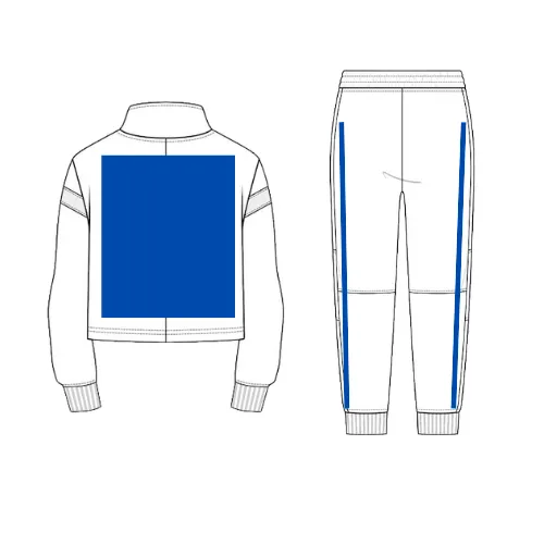 Men's tracksuit print placement options by RYZEAL apparel manufacturing and sourcing company in Bangladesh