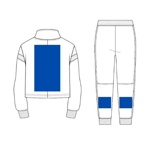 Men’s tracksuit print position 15 highlighting back panel and lower leg placement by RYZEAL, an apparel manufacturing and sourcing company in Bangladesh