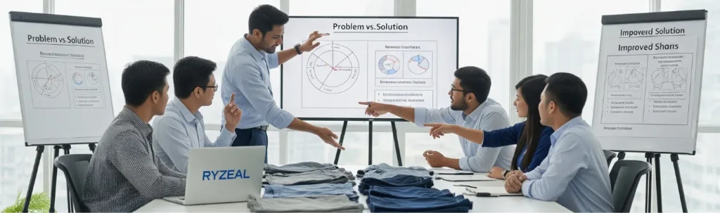 Common sourcing challenges and solutions by RYZEAL as shorts manufacturers for men.