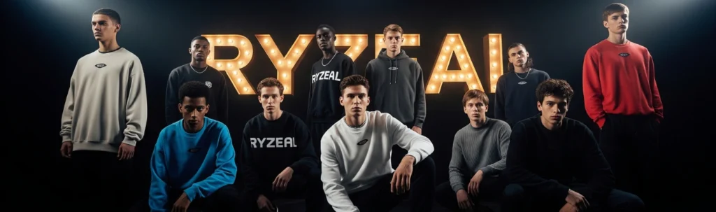 Global demand and sourcing trends in men's sweatshirt manufacturers industry with models showcasing Ryzeal sweatshirts Global demand and sourcing trends in men's sweatshirt manufacturers industry with models showcasing Ryzeal sweatshirts