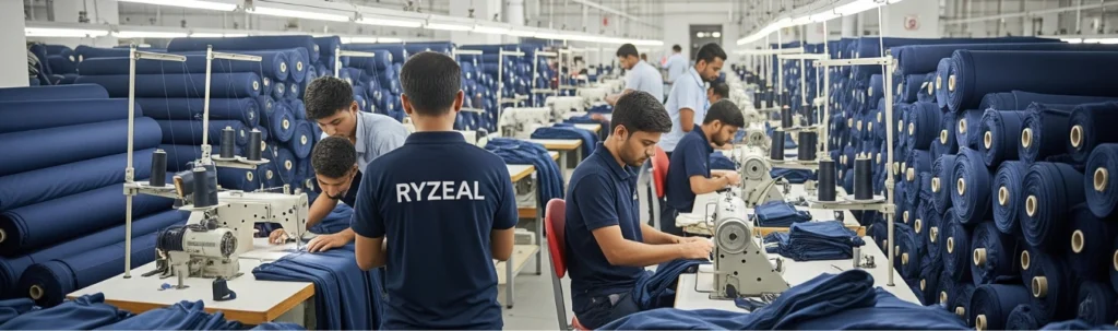 How RYZEAL stays agile and future-ready as men’s tracksuit manufacturers