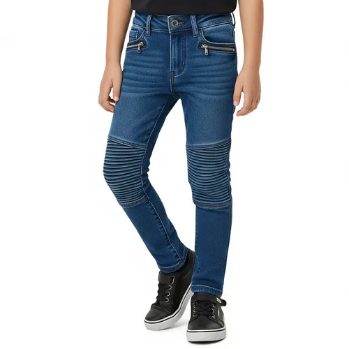 Biker denim jeans for kids by RYZEAL SOURCING, expert denim jeans manufacturer for kids in Bangladesh.