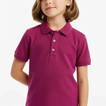 Classic fit polo shirt for kids manufactured by RYZEAL SOURCING Bangladesh.