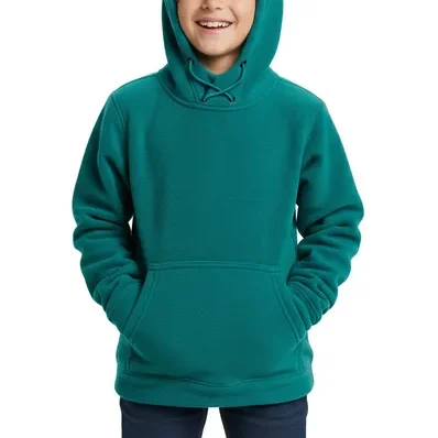 Fleece kids hoodie manufactured by RYZEAL SOURCING, trusted kids hoodies wholesale supplier.