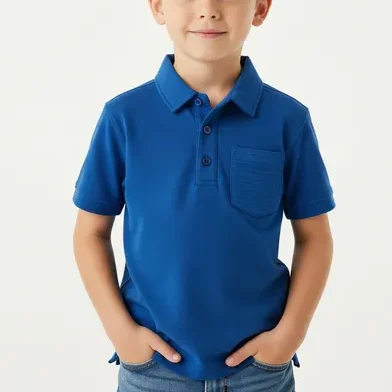 Kids pocket polo shirt manufactured in Bangladesh by RYZEAL SOURCING.