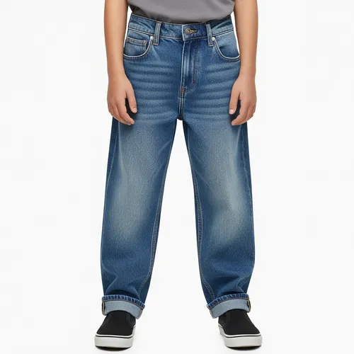 Relaxed fit denim jeans for kids by RYZEAL SOURCING, Bangladesh denim jeans manufacturer for kids.