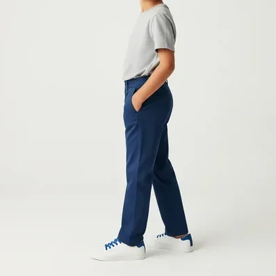 Straight leg trousers for kids manufactured by RYZEAL SOURCING Bangladesh.