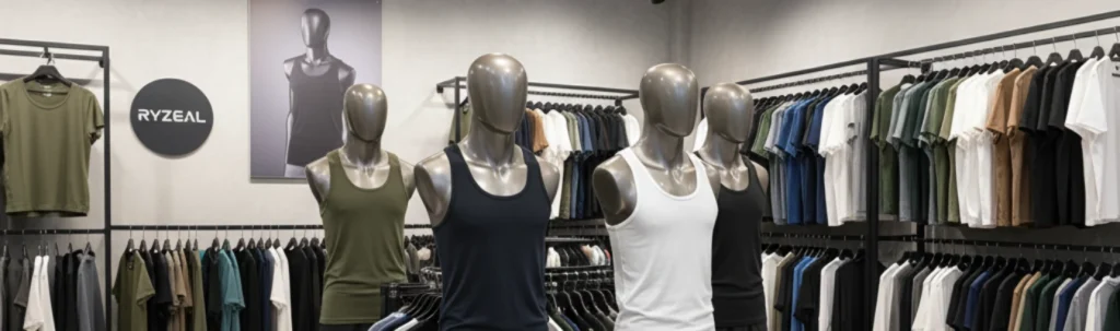Market insight into the evolving world of men's tank tops wholesale with RYZEAL in Bangladesh