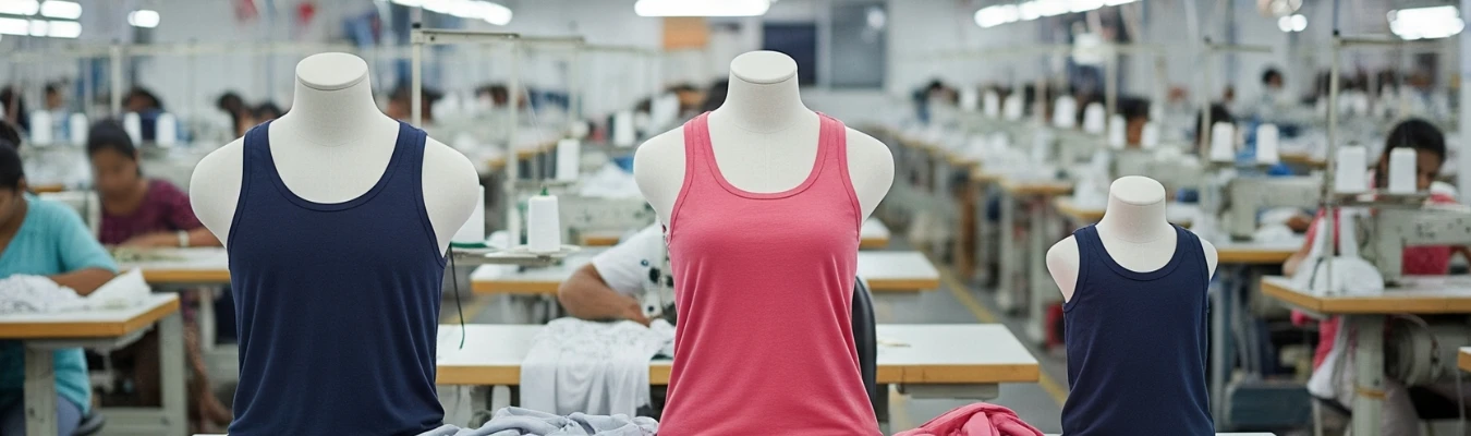 Men Women Kids Custom Tank Top Manufacturer RYZEAL SOURCING apparel manufacturing and sourcing company in Bangladesh quality control compliance and ethical production
