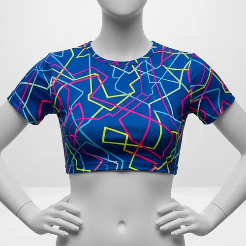 Women's Graphic Crop Top Manufacturer in Bangladesh