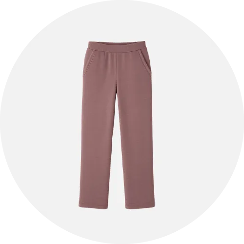 Women’s trouser product icon featuring customizable pant options manufactured by RYZEAL Sourcing.
