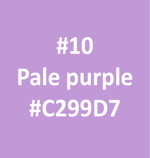 Pale purple fabric color option for stylish clothing customization.