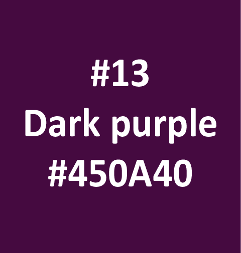 Dark purple fabric color option for custom garments.