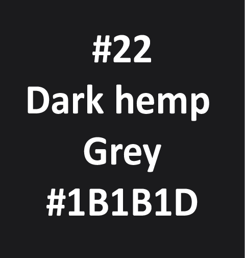 Dark hemp grey swatch for custom garment manufacturing.