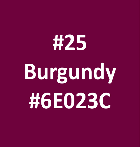 Burgundy fabric color swatch suitable for premium apparel.