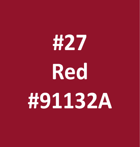 Red fabric color option used for dynamic apparel styling.