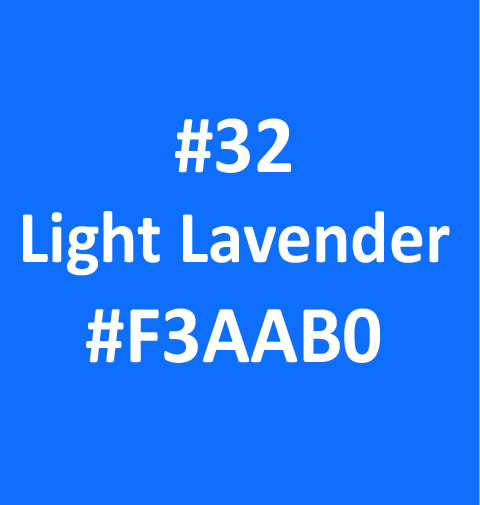 Light lavender fabric shade for soft-tone custom garments.