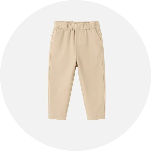 Kids’ leggings product icon representing stretch-fit leggings manufactured by RYZEAL Sourcing.