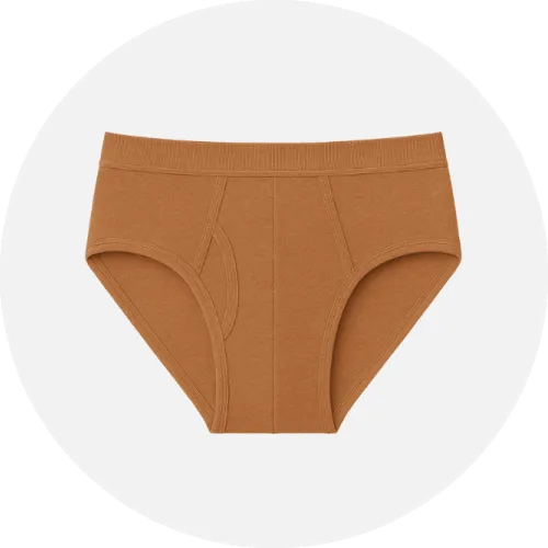 Men’s brief product icon showing innerwear options manufactured by RYZEAL Sourcing.