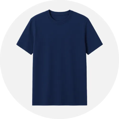 Men’s T-shirt product icon representing customizable T-shirt options manufactured by RYZEAL Sourcing.