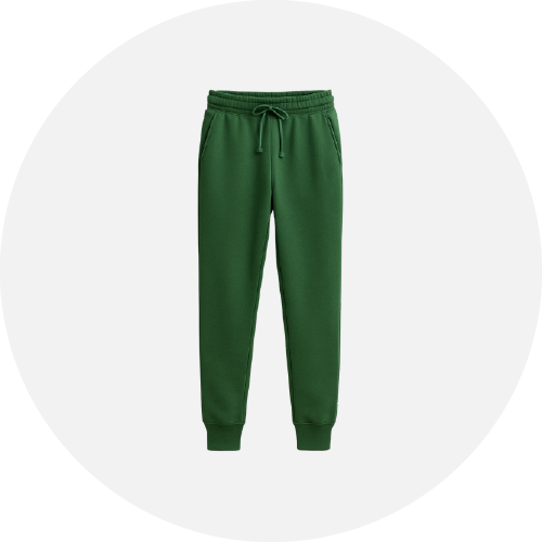 Men’s trouser product icon representing woven and knit pant options from RYZEAL Sourcing.