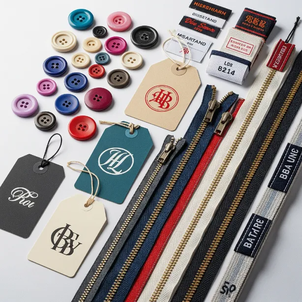 Custom trims and accessories options from RYZEAL, an apparel sourcing and manufacturing company in Bangladesh.